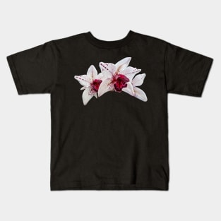 Orchid - Cymbidium Baltic Dew Freckle Face Kids T-Shirt